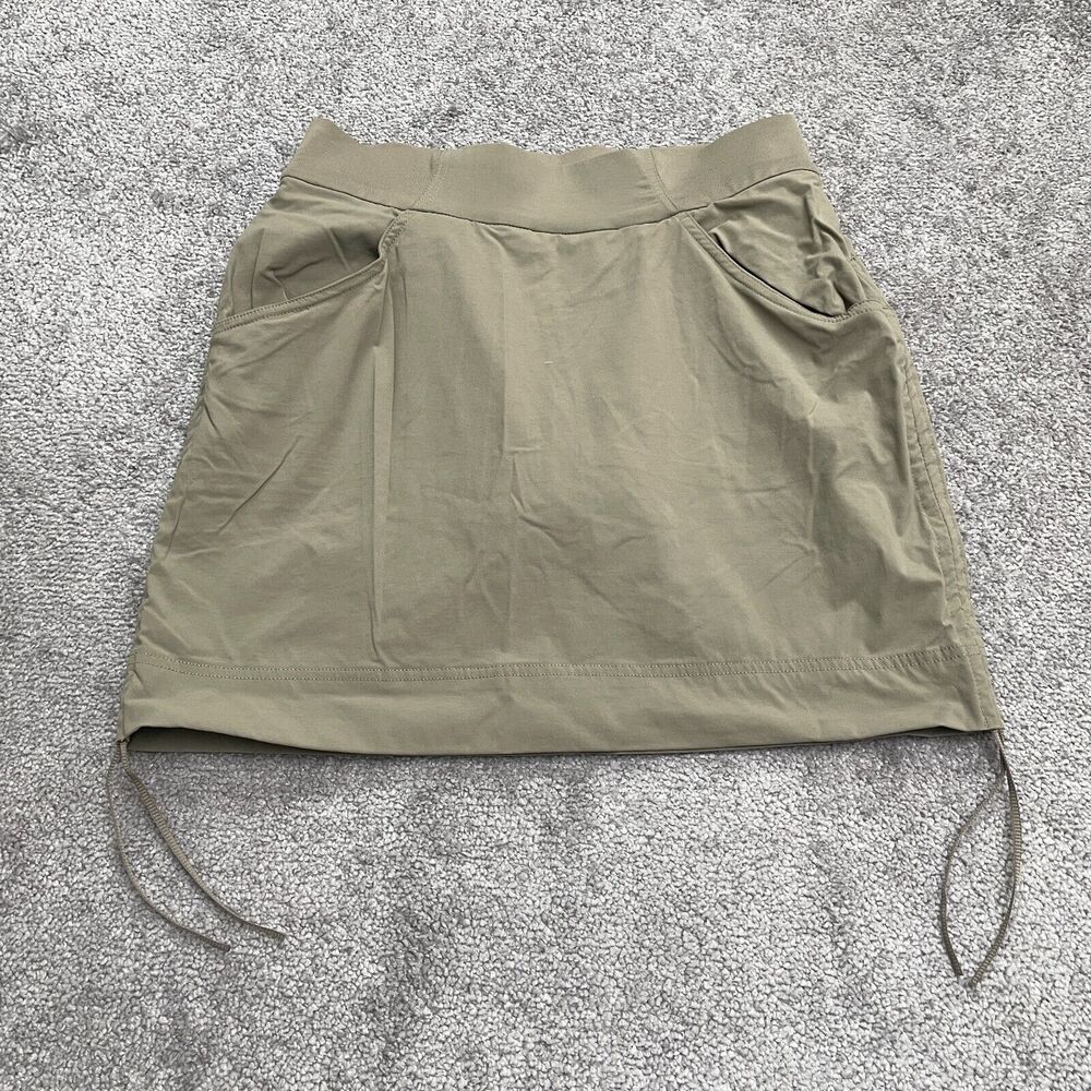 Columbia Casual Anytime Skort Skirt Women Small Brown Tennis Golf Pockets Active